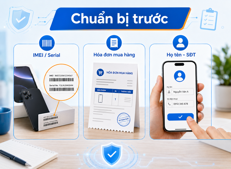 cách kích hoạt bảo hành điện tử 2
