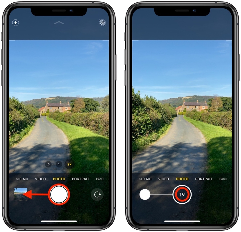 Cách kích hoạt chế độ chụp ảnh liên tục trên iPhone hình 4