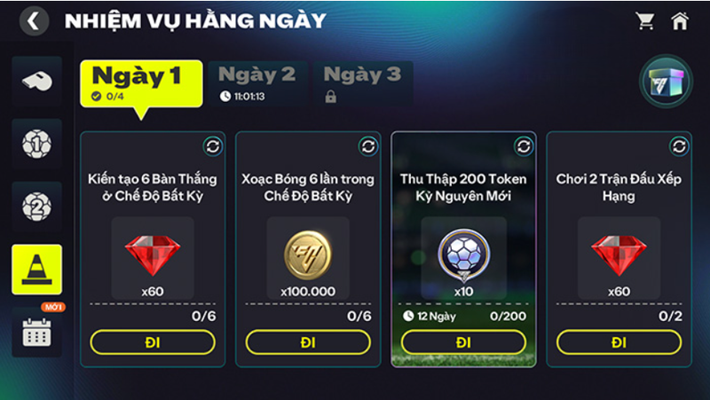 nhiem vu hang ngay kiem coin