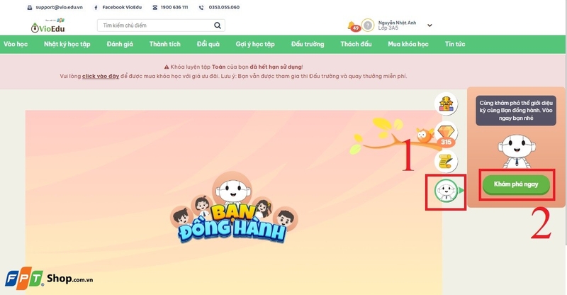cách kiếm kim cương trên vioedu 12