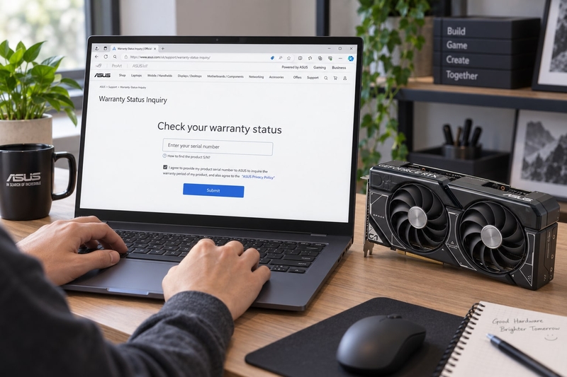 Kiểm tra thời hạn bảo hành thiết bị ASUS