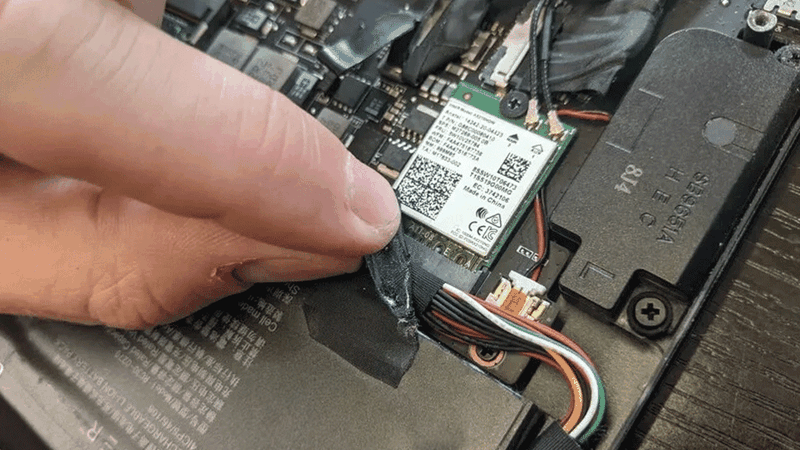 Card mạng Wifi laptop có thể bị hỏng phần cứng