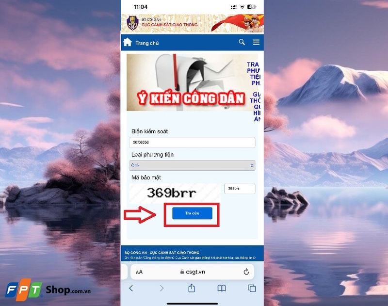 cách kiểm tra phạt nguội trên zalo 5
