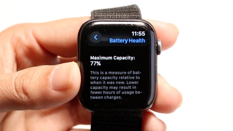 cách kiểm tra pin Apple Watch 1