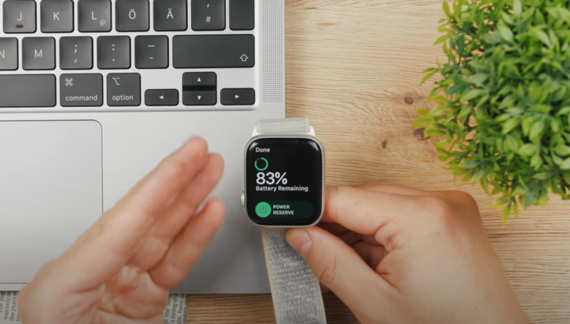 Xem dung lượng pin Apple Watch 2