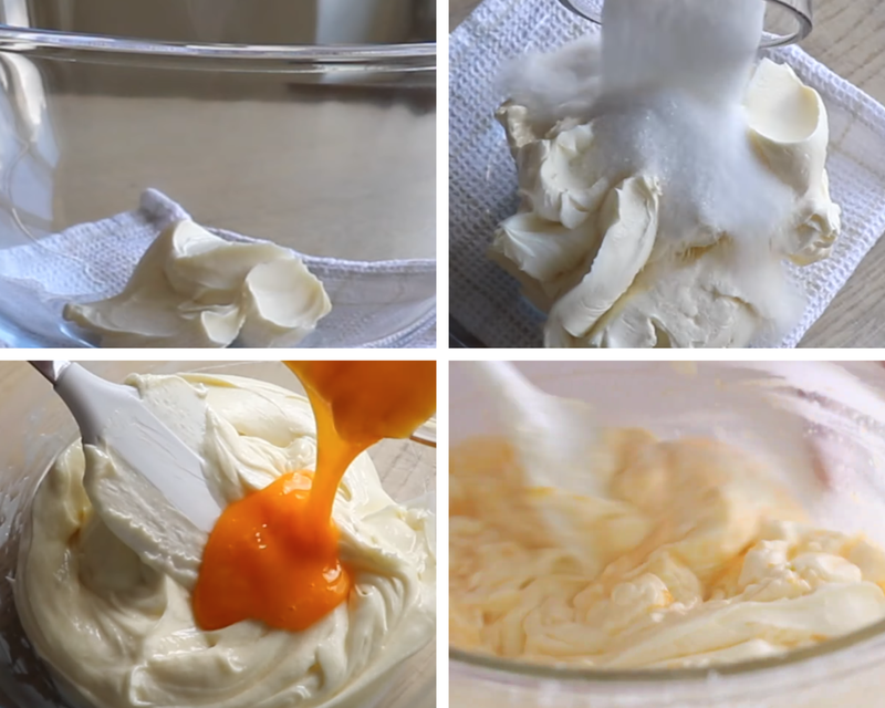 cách làm bánh cheesecake cam nướng 3