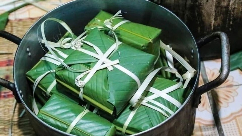 Bước 4: Nấu bánh chưng chay