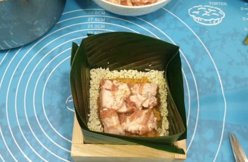 cách làm bánh chưng mật hình 14