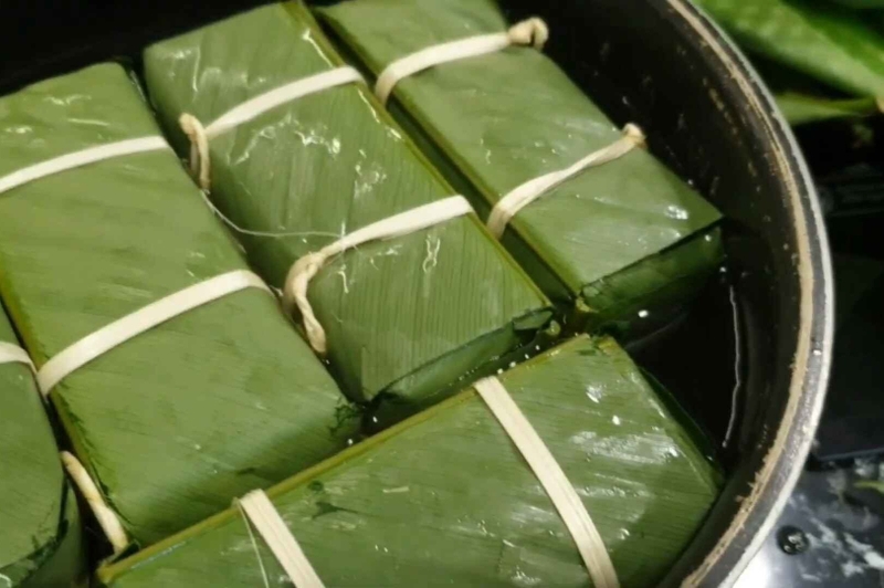 cách làm bánh chưng mật hình 19