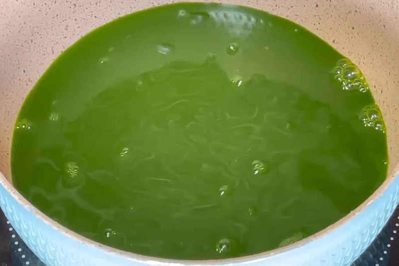 Vắt nước cốt lá dứa