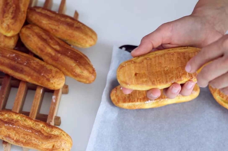 cách làm bánh Eclair hình 12