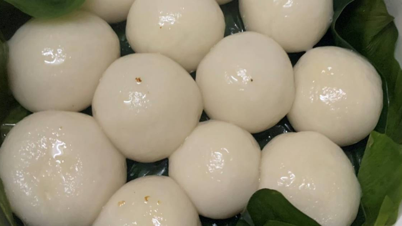 Cách làm bánh ít trần từ cơm nguội 3