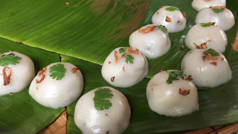 Cách làm bánh ít trần từ cơm nguội 5