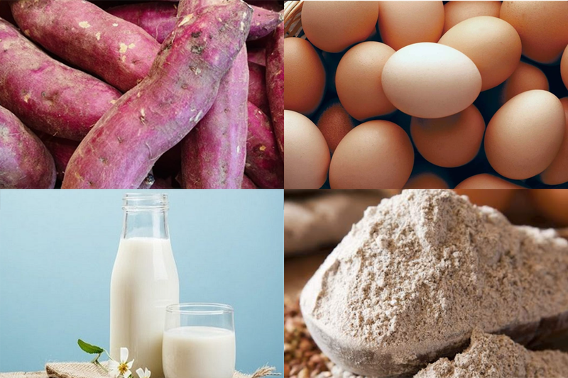 Cách làm bánh khoai lang hấp (Hình 1)