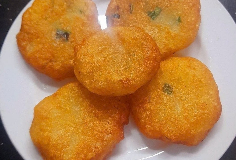 Cách làm bánh khoai tây chiên phồng ảnh 6
