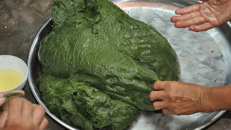 cách làm bánh khúc vị cải cay ảnh 3