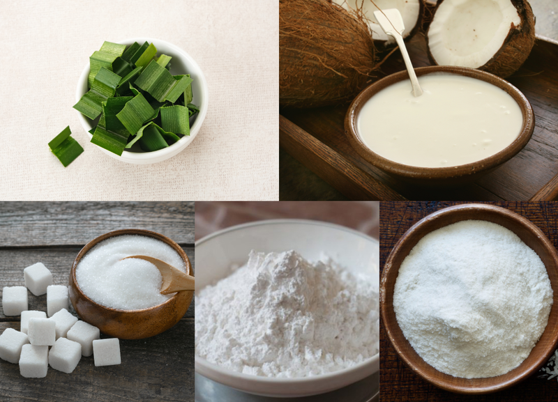 cách làm bánh lá dứa hấp nước cốt dừa - hình 1