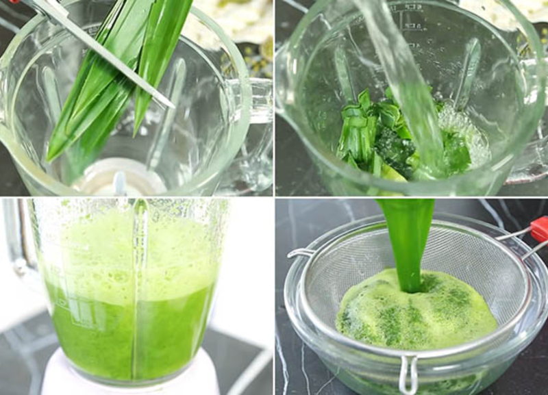 cách làm bánh lá dứa hấp nước cốt dừa - hình 2