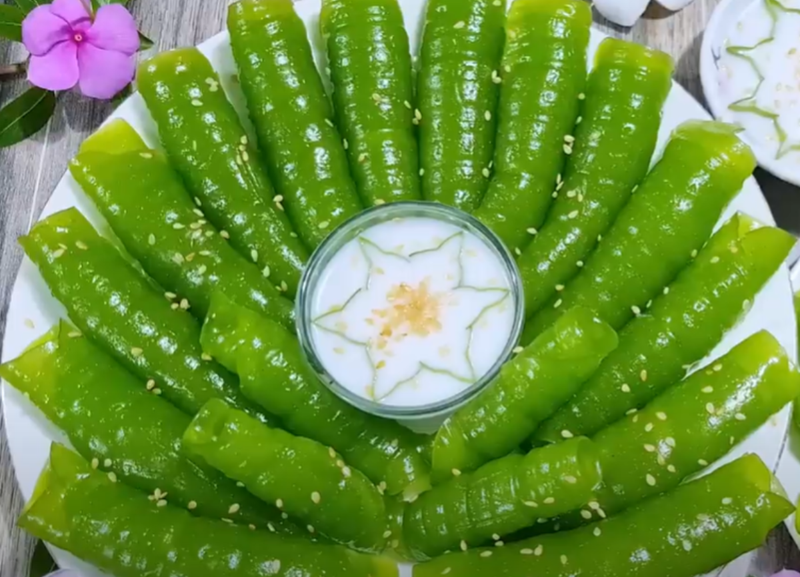 cách làm bánh lá dứa hấp nước cốt dừa - hình 5