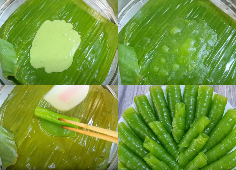 cách làm bánh lá dứa hấp nước cốt dừa - hình 6