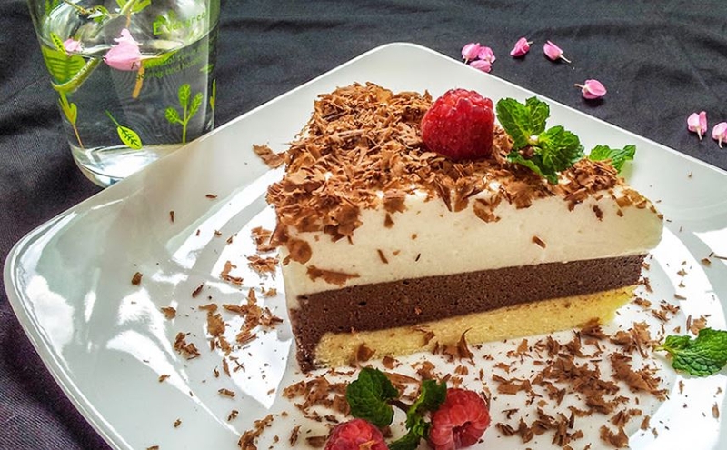 Cách làm bánh mousse dừa 4