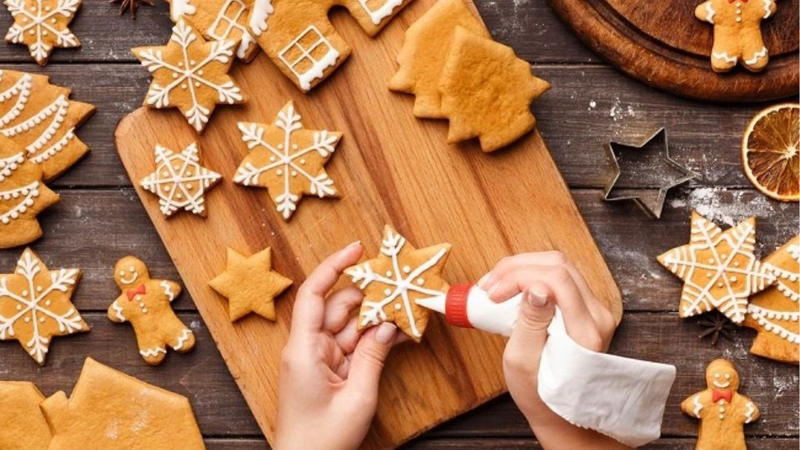 Bước 9: Trang trí bánh quy