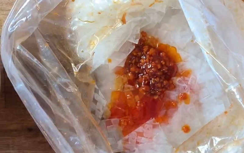 cách làm bánh tráng chà bông hình 3