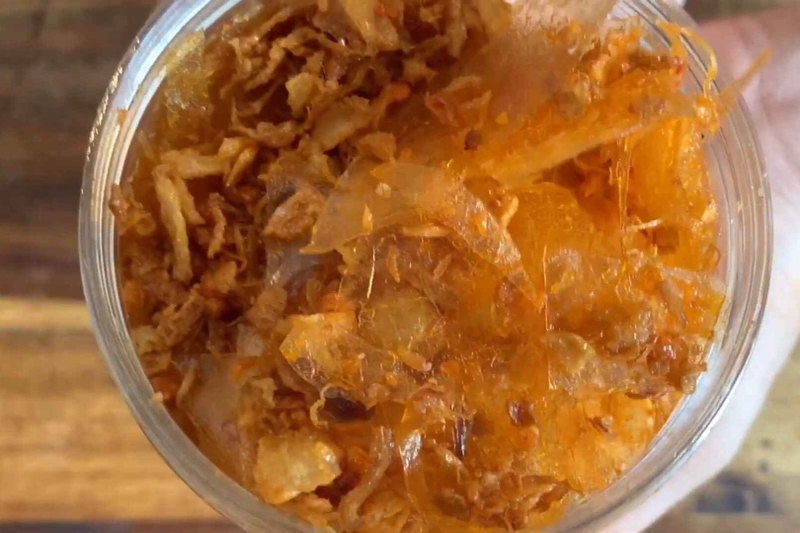 cách làm bánh tráng chà bông hình 7