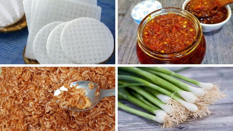 Cách làm bánh tráng trộn sa tế cuốn 1
