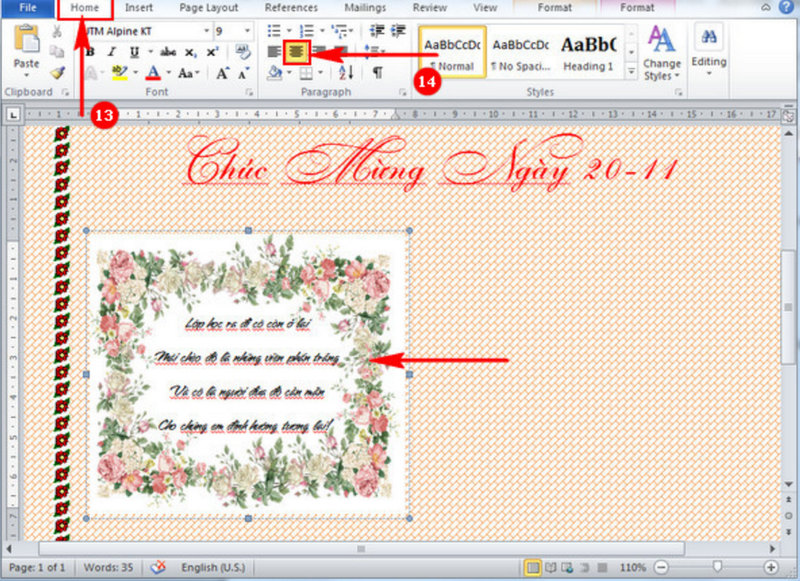 Hoàn thiện nội dung và tinh chỉnh văn bản.
