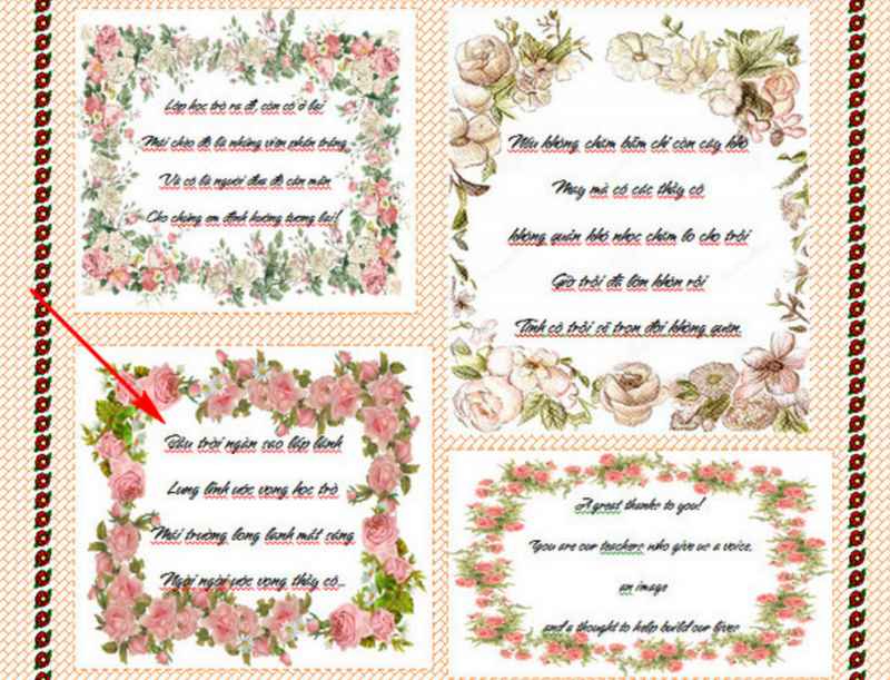 Nhân rộng và sắp xếp để hoàn thiện tác phẩm.