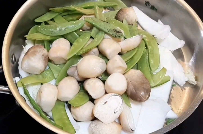 cách làm bắp non xào chay hình 12