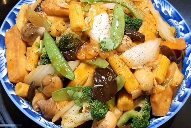 cách làm bắp non xào chay hình 16