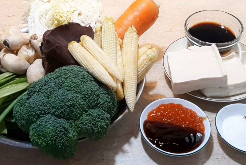 cách làm bắp non xào chay hình 1