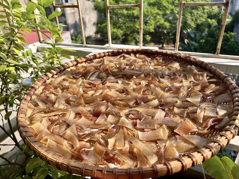 cách làm bim bim da heo bằng chảo chống dính (hình 5)