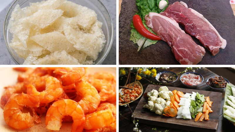 Cách làm bóng bì xào thập cẩm kiểu Bắc 2