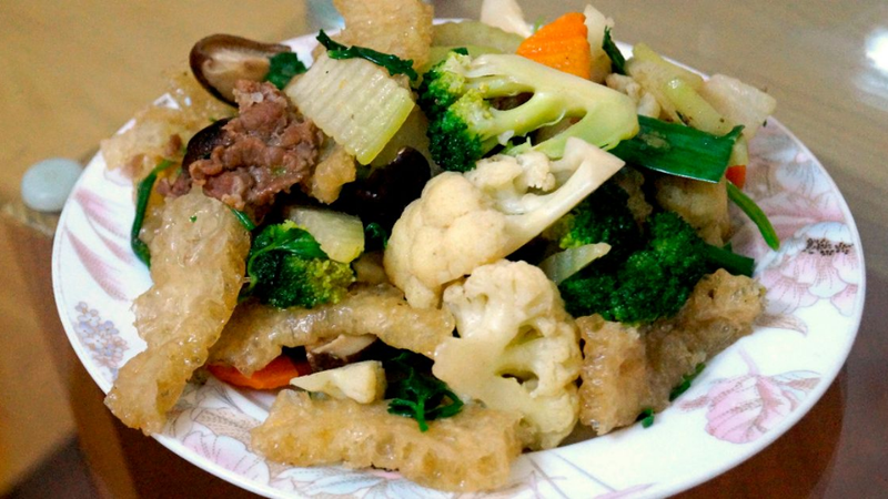 Cách làm bóng bì xào thập cẩm kiểu Bắc 7