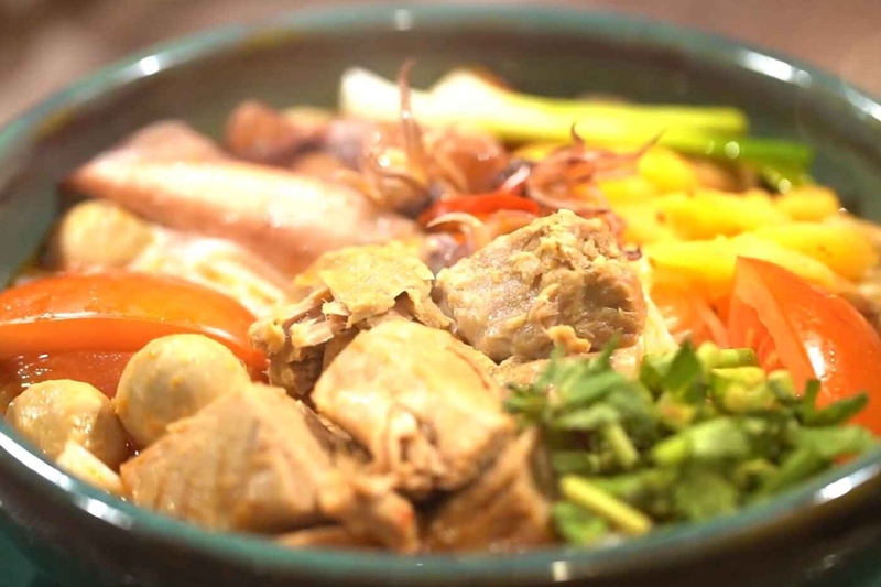 cách làm bún cá ngừ hộp hình 10