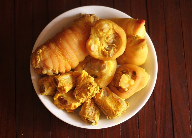 cách làm bún dọc mùng Hà Nội 10