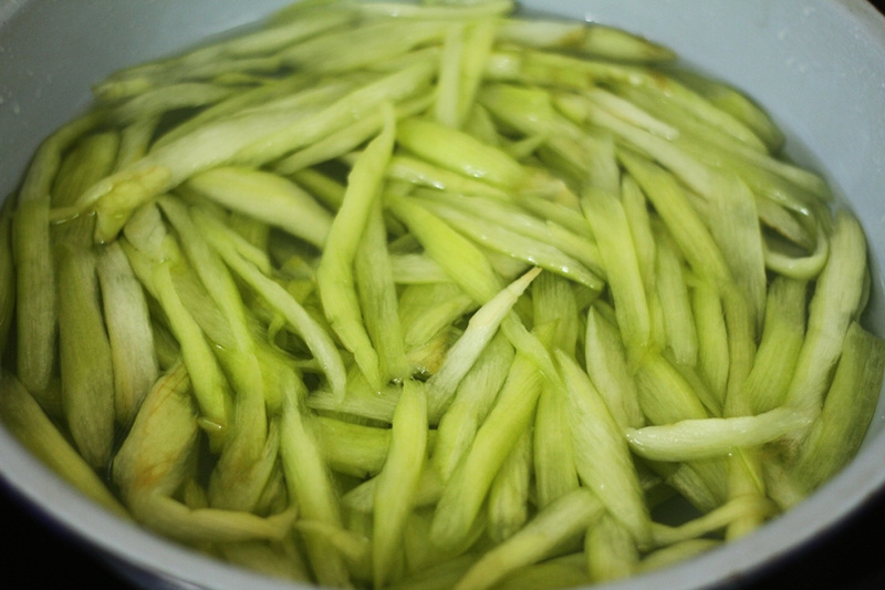 cách làm bún dọc mùng Hà Nội 14