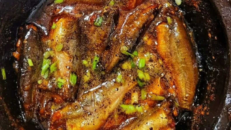 cách làm cá chốt kho tiêu 5