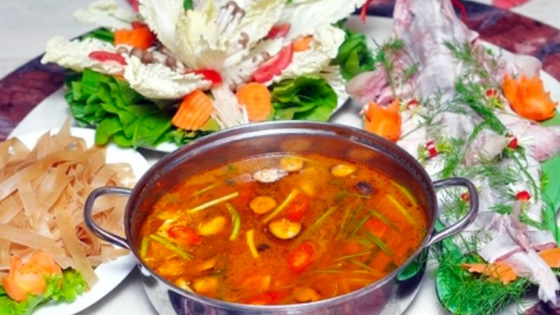 Cách làm cá nhám nấu canh chua sả nghệ 5