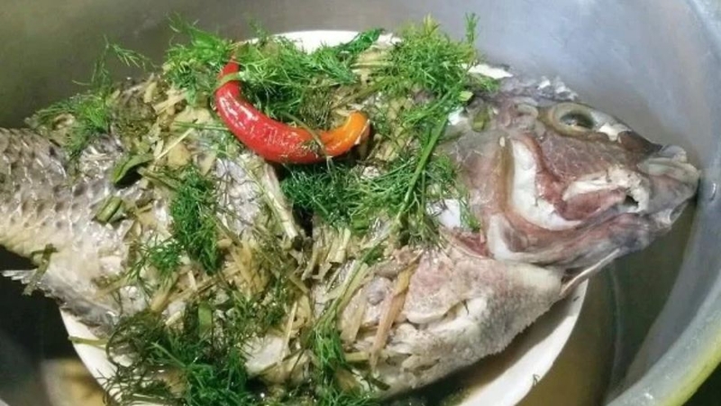 cách làm cá rô phi hấp xì dầu 4
