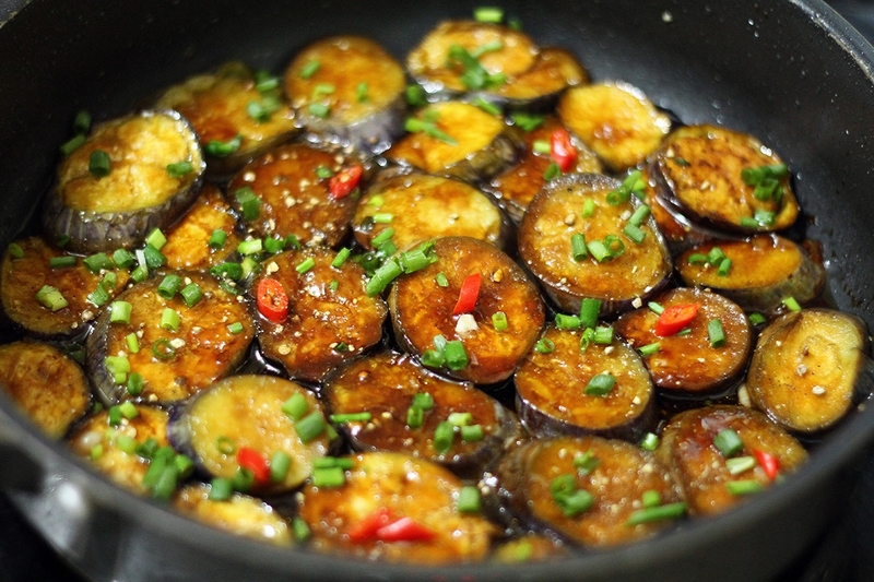 cách làm cà tím kho tiêu 7