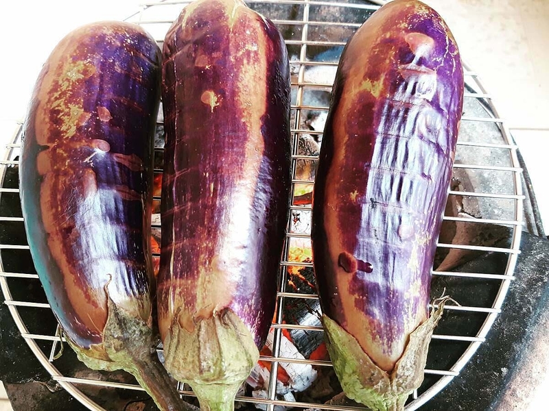 Cách làm cà tím nướng mỡ hành​ 3