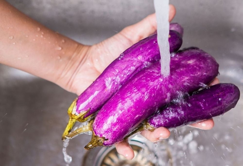 Cách làm cà tím nướng mỡ hành​ 2