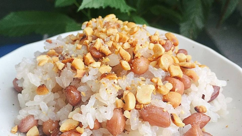 Xôi lạc (xôi đậu phộng)