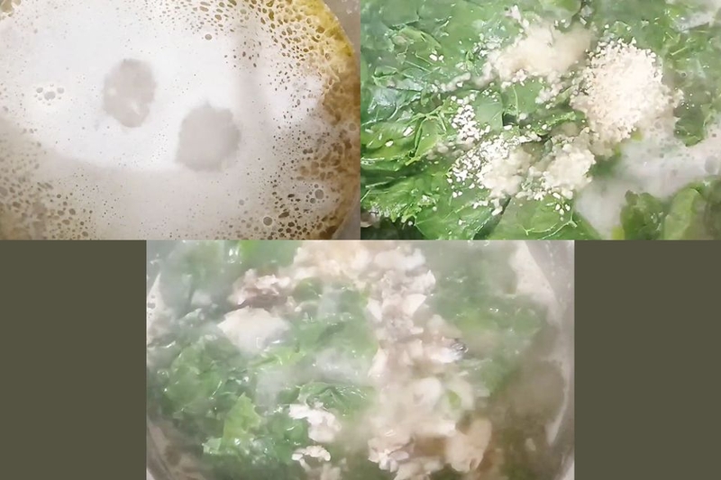 Nêm nếm lại gia vị gồm nước mắm, muối, hạt nêm và tiêu sao cho vừa miệng