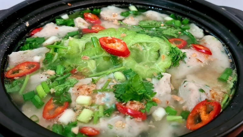 canh khổ qua cá thác lác (ảnh 6)