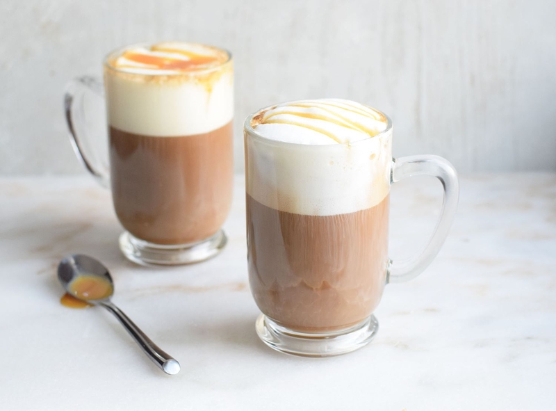 cách làm caramel macchiato 4